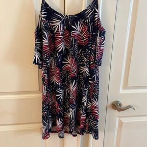 Express floral mini dress